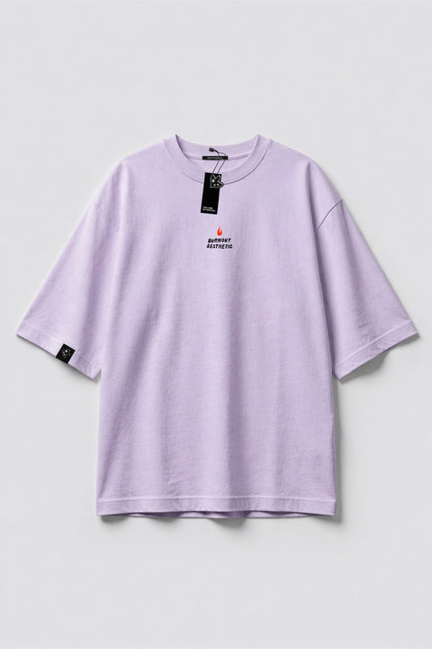 Oversize'owa koszulka "Burnout aesthetic"