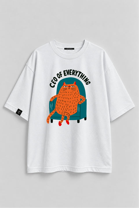 Oversized T-shirt "CEO of everything"