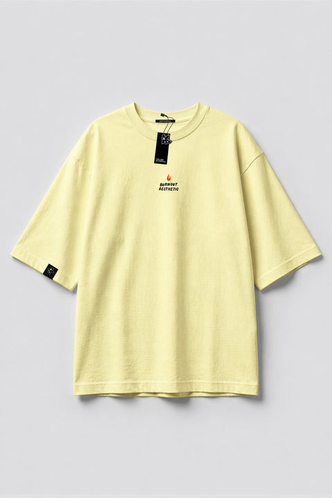 Oversize'owa koszulka "Burnout aesthetic"