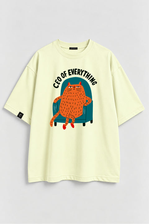 Oversized T-shirt "CEO of everything"
