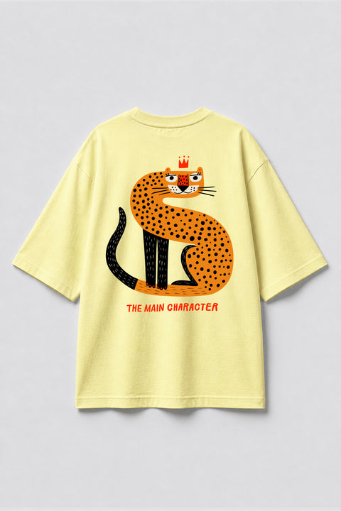 Oversized T-shirt "The main character"