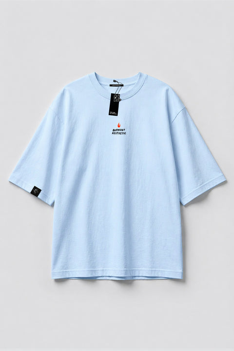 Oversize'owa koszulka "Burnout aesthetic"