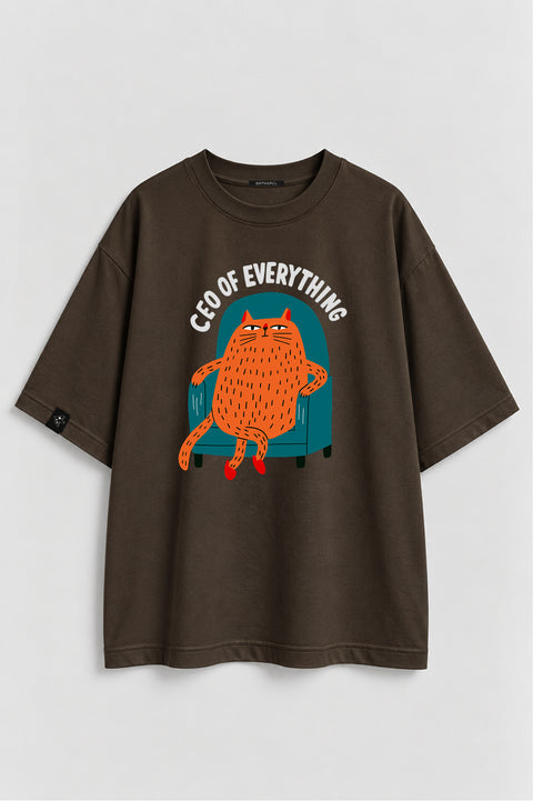 Oversized T-shirt "CEO of everything"