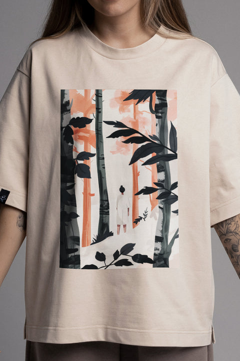 Oversized T-shirt "Enigmatic Forest"