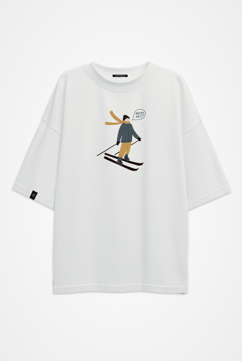 Oversized Unisex T-shirt "Where am I?"