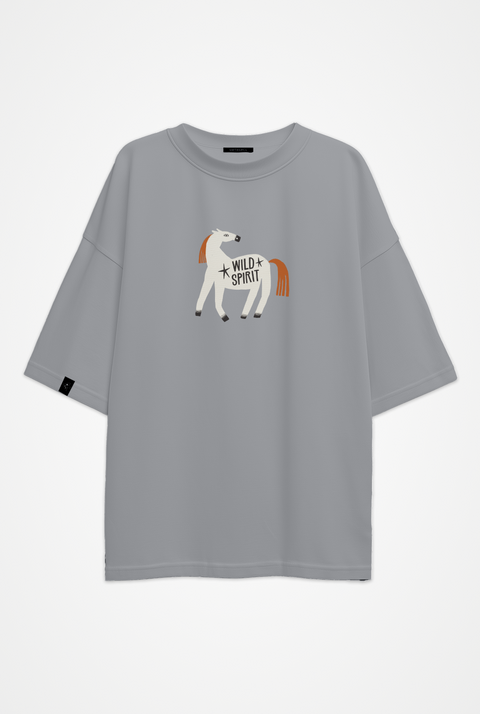 Oversized T-shirt "Wild spirit"