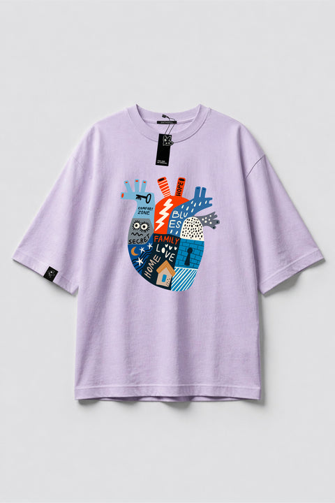 Oversized T-shirt "Heart"