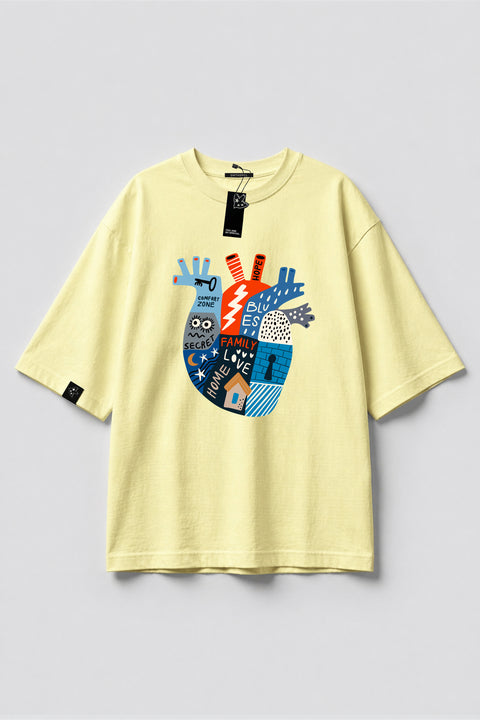 Oversized T-shirt "Heart"