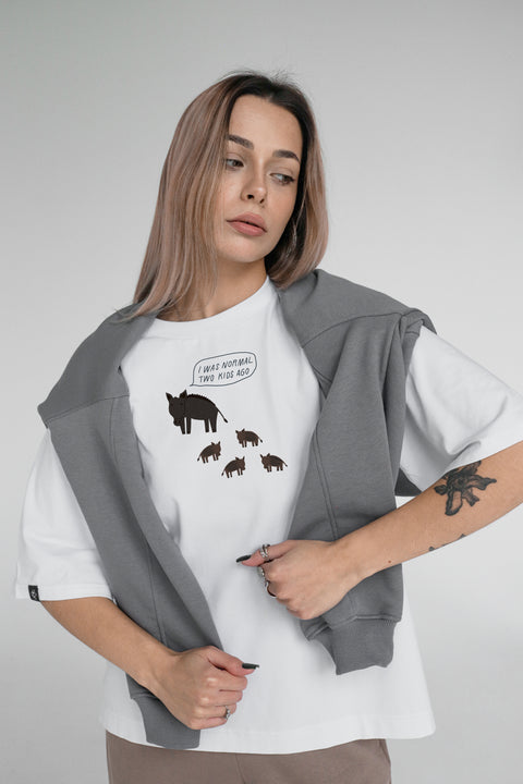 Oversized Unisex T-shirt "Tired parent"
