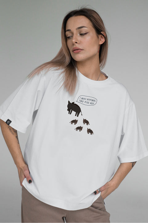 Oversized Unisex T-shirt "Tired parent"