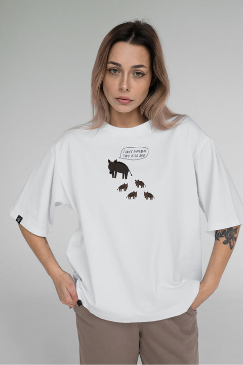 Oversized Unisex T-shirt "Tired parent"