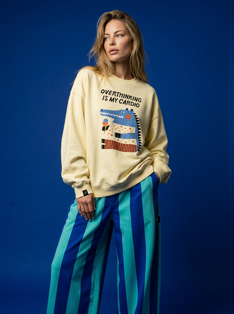 Sweatshirt "Overthinking is my cardio"