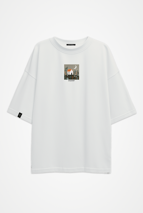 Oversized T-shirt "Are you lost?"