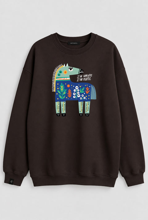 Sweatshirt „Ich weiß, dass ich selten bin“