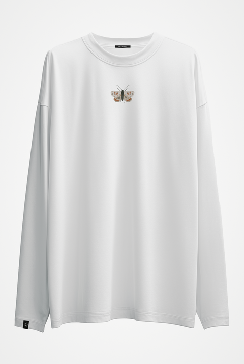 Oversized Long-Sleeve Shirt "Moth"