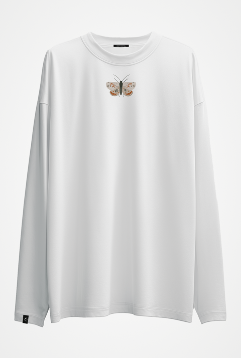 Oversized Long-Sleeve Shirt "Moth"