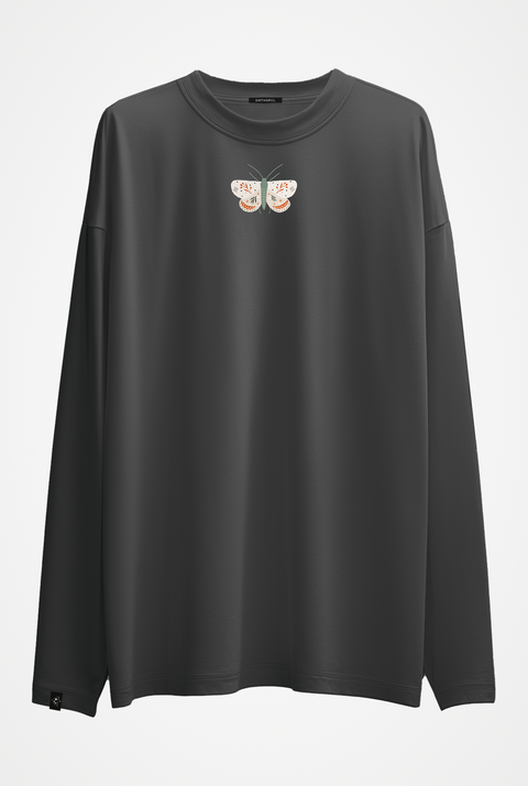 Oversized Long-Sleeve Shirt "Moth"