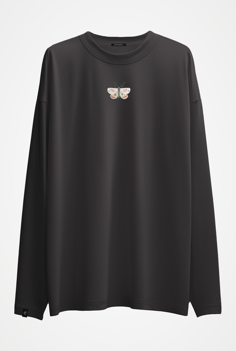 Oversized Long-Sleeve Shirt "Moth"