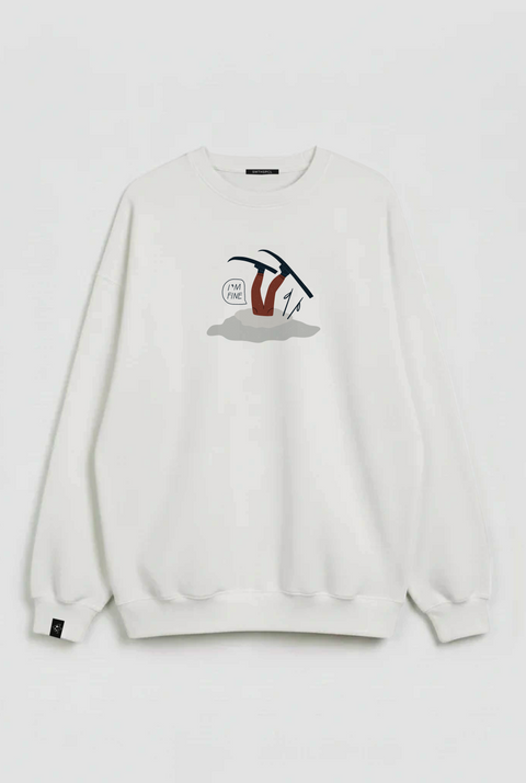 Oversized Unisex Sweatshirt "I'm fine"
