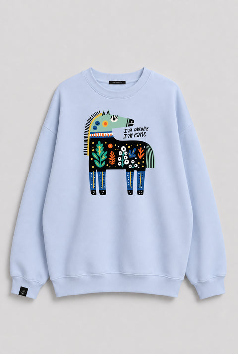 Sweatshirt „Ich weiß, dass ich selten bin“