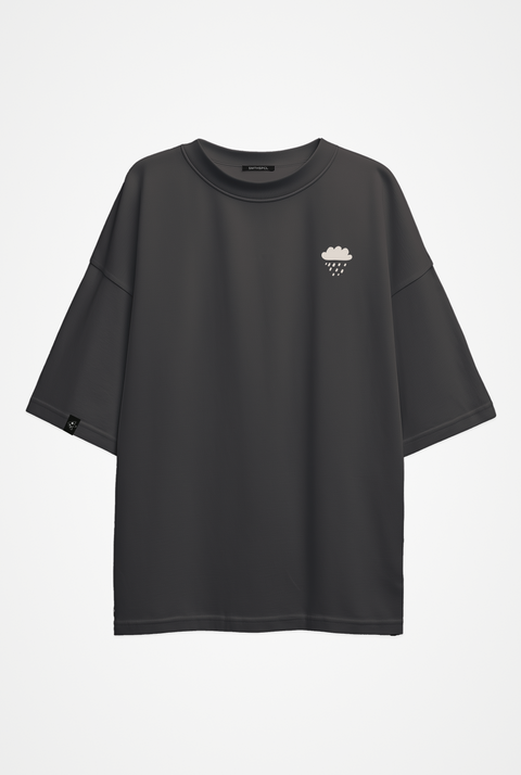 Oversized T-shirt "Dreaming of slow life in this fast world"