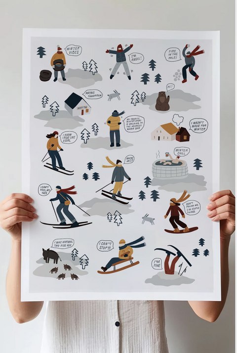 Poster "Winter vibes"