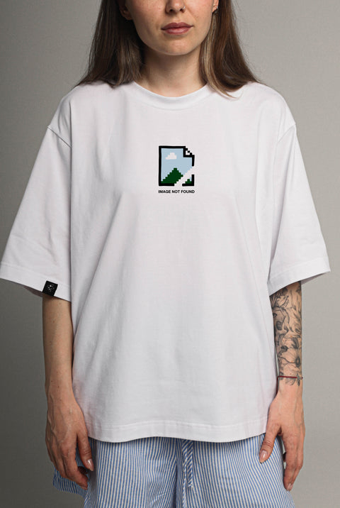 Oversized T-shirt "Image not found"