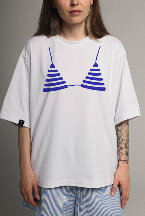 Oversized T-shirt "Bikini Top"